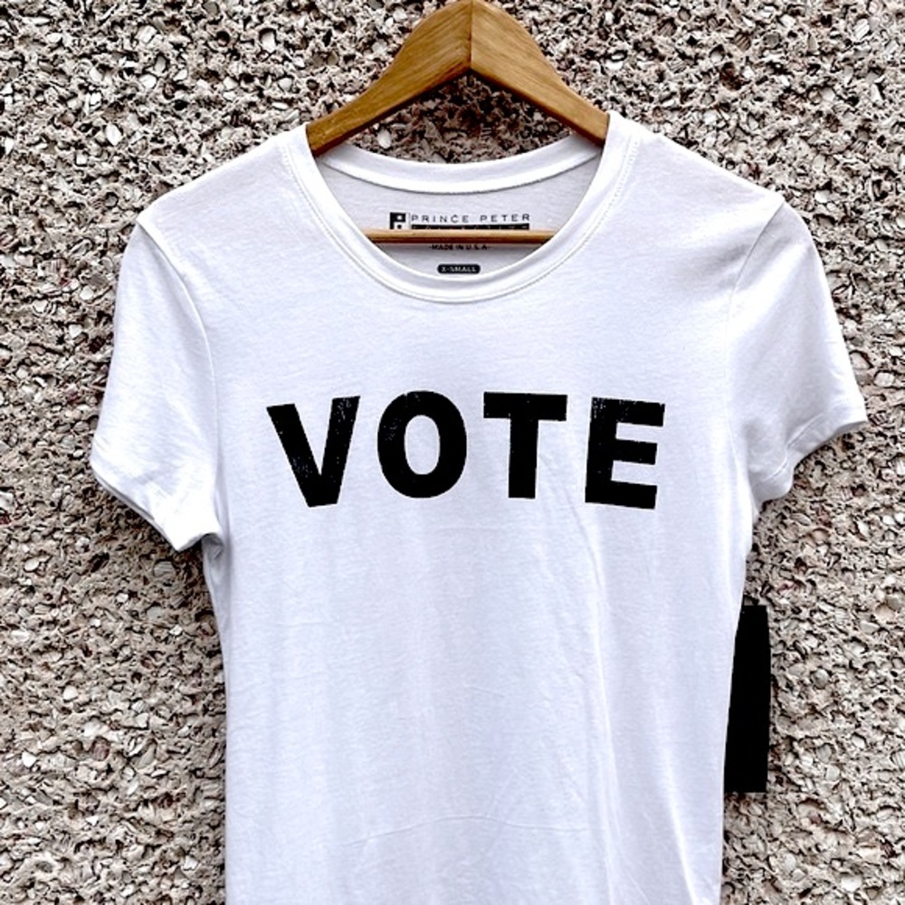 Prince Peter Collection VOTE tee Shirt NWT